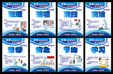 企業(yè)8S管理展板設(shè)計 理念、要素與資源下載指南